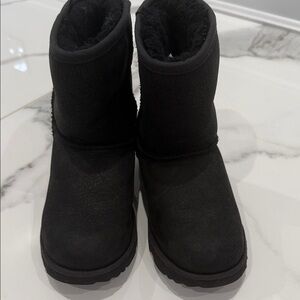 UGG Kids Black Classic Short Boots